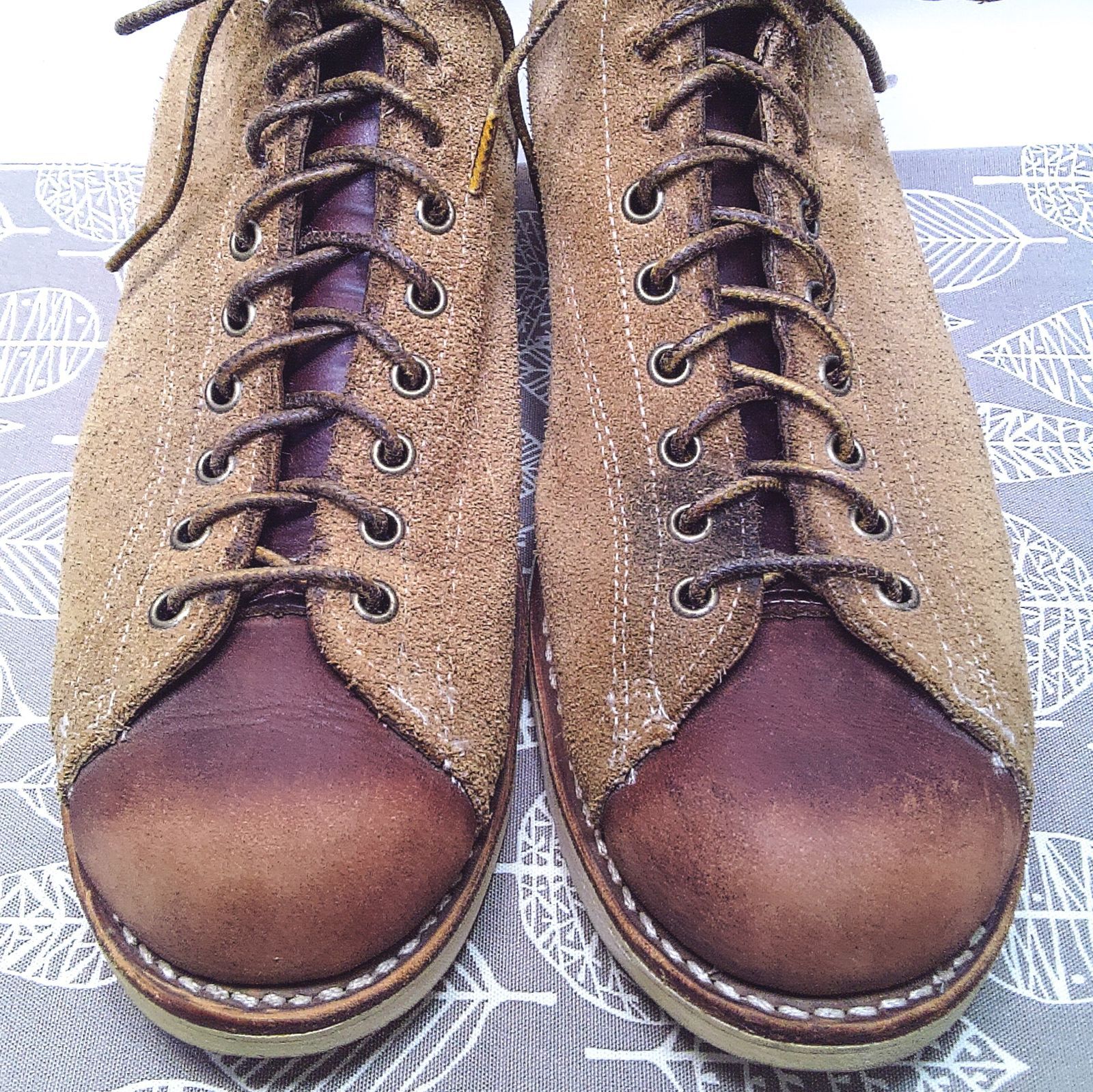 チペワ　モンキーブーツ 希少】CHIPPEWA チペワ モンキーブーツ ブラウン ベージュ