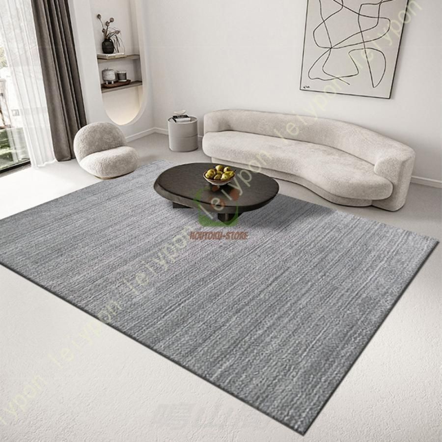 カーペット じゅうたん おしゃれ ラグ 和室 畳の上に敷くもの 抽象芸術 ホコリ プリント ダイニング かわいい 大きめ 加工 ライン柄 玄WP今だけ 109