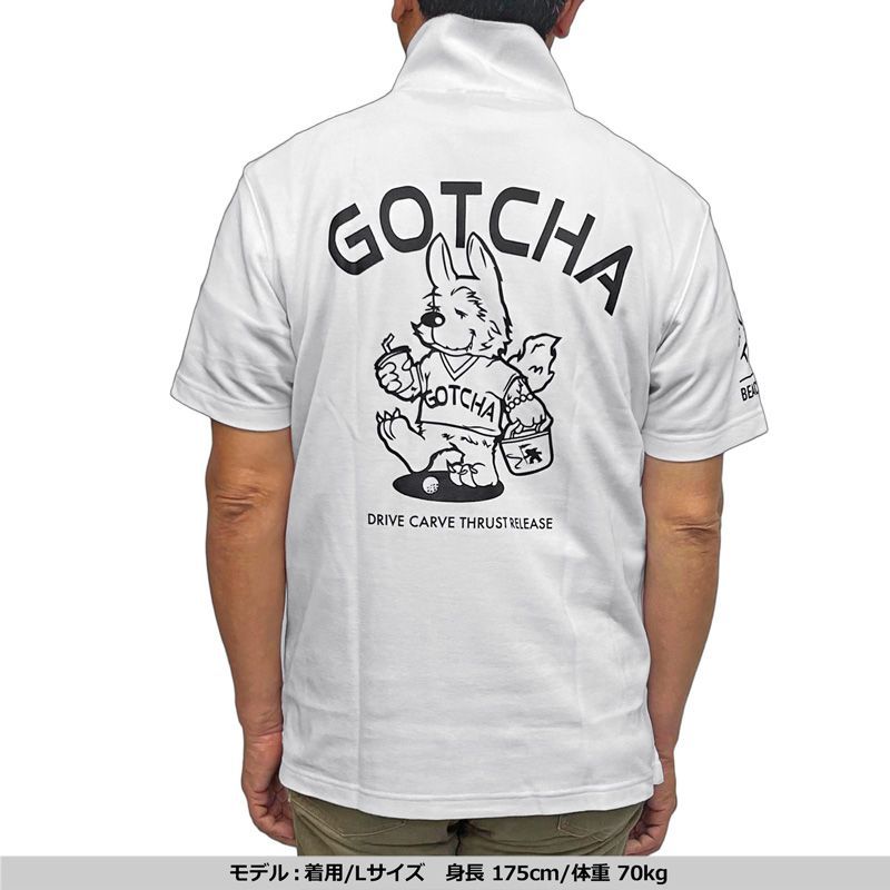 カラー・サイズ選択可 GOTCHA GOLF ガッチャゴルフ 半袖ポロシャツ