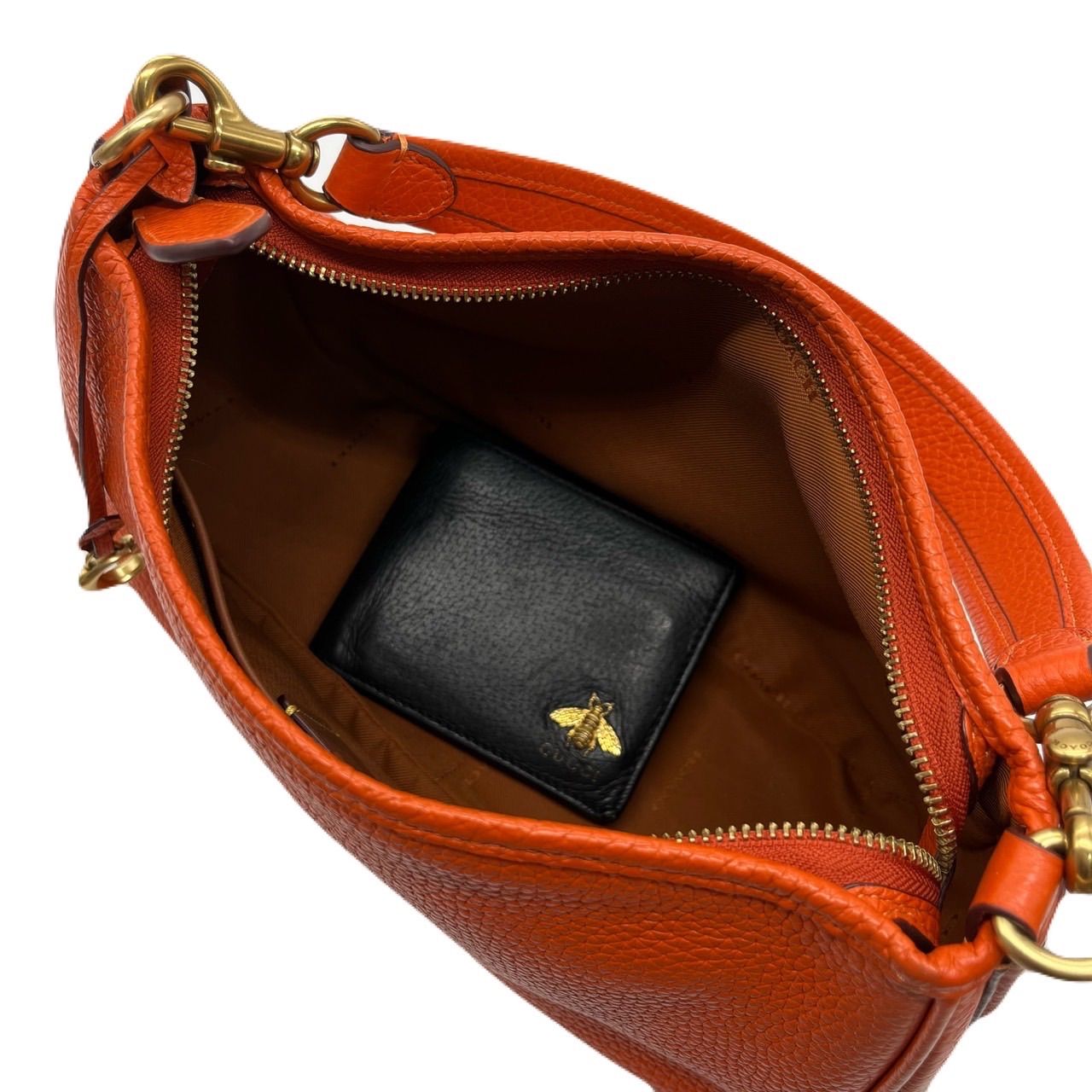 希少色<!-利用不可文字-!>COACH ショルダーバッグ 2way ケリー タビー 