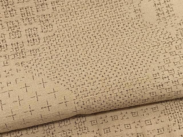 平和屋着物○結城紬 松皮菱 さが美扱い 証紙付き 正絹 逸品 BAAT6673hv