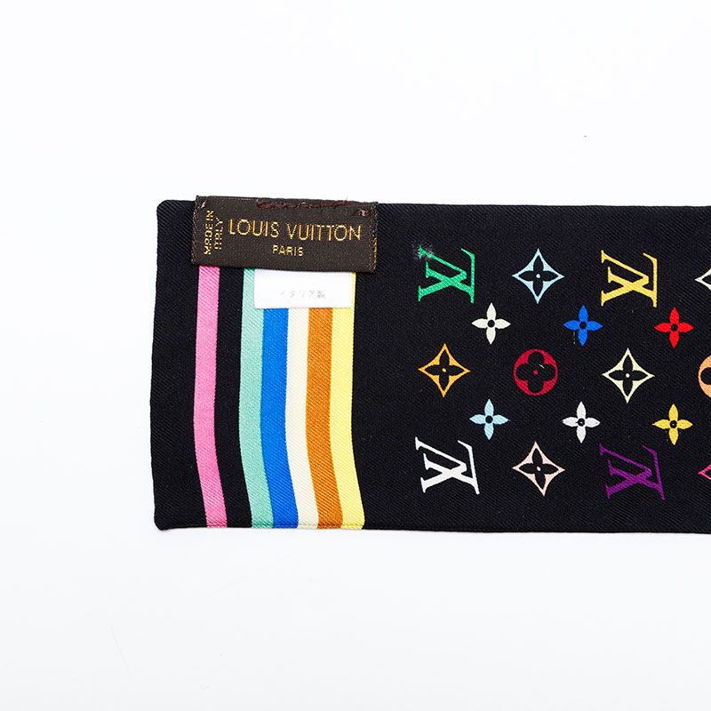 LOUIS VUITTON バンドー モノグラム マルチカラー リボンスカーフ 楽天市場】ルイヴィトン Louis Vuitton リボンスカーフ