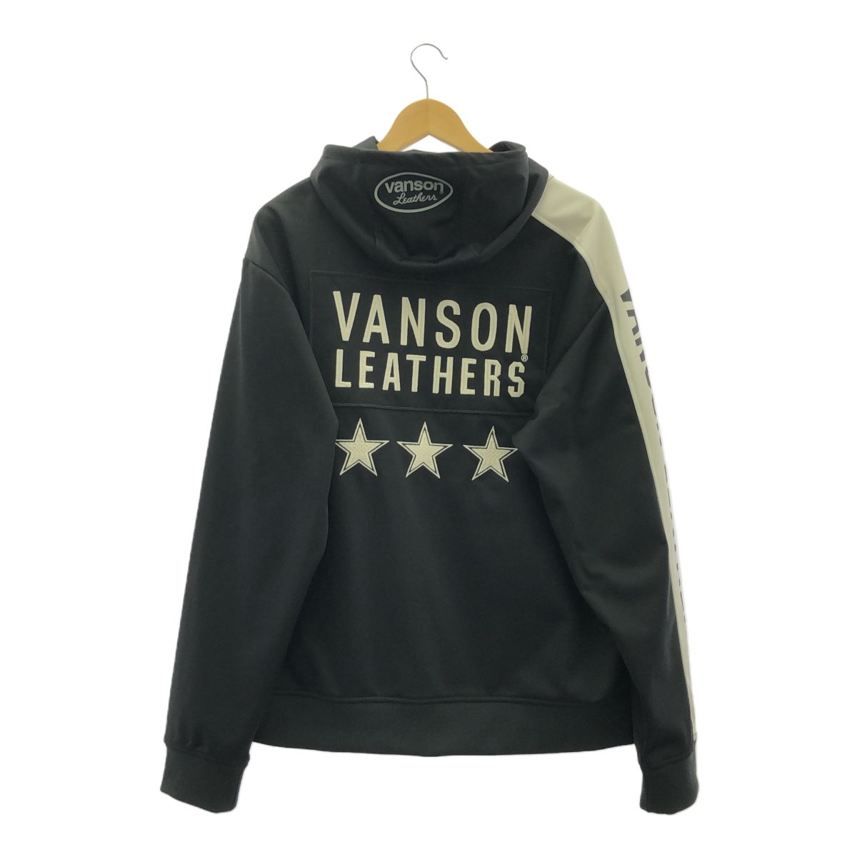 VANSON バンソン パーカー フードジャケット ブルゾン 刺繍ワッペン 