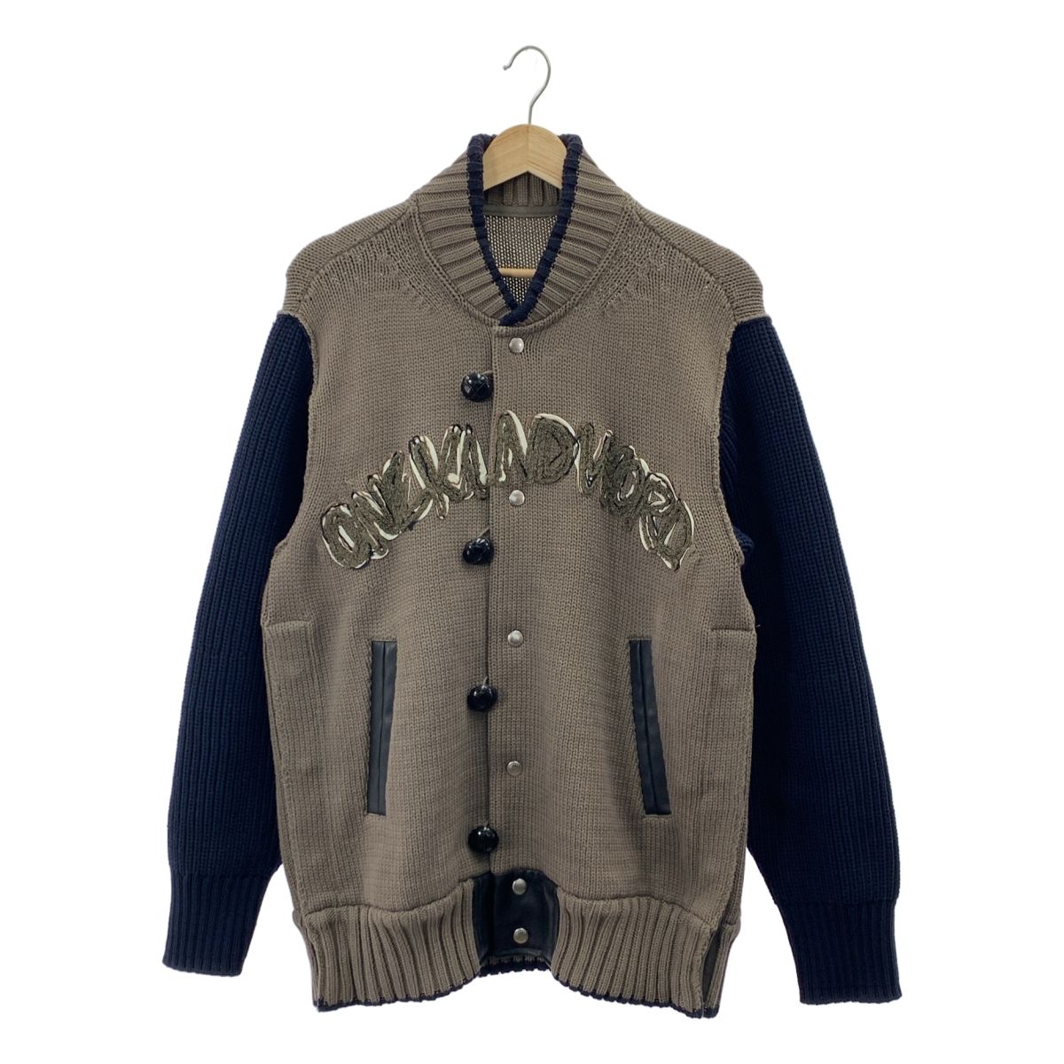 sacai / サカイ | Eric Haze Code Embroidery Knit Blouson エリック