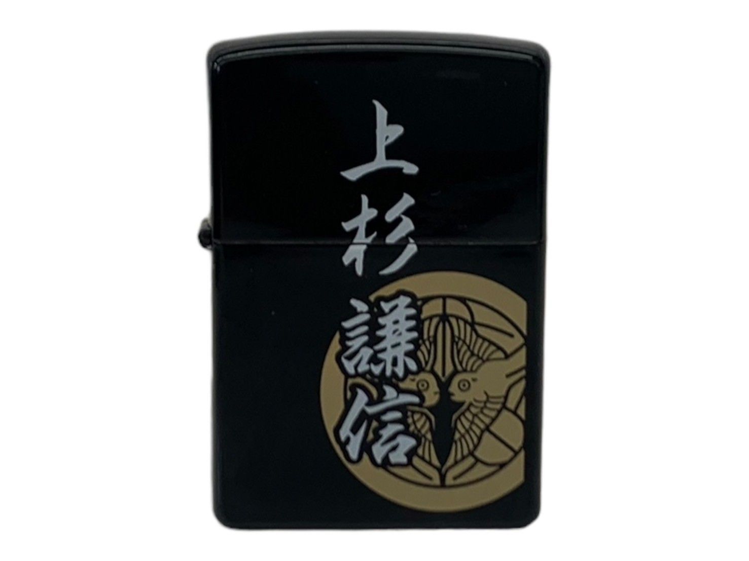 zippo (ジッポー) 2008年製 上杉謙信 戦国武将 家紋 オイルライター ブラック 雑貨/006 - メルカリ