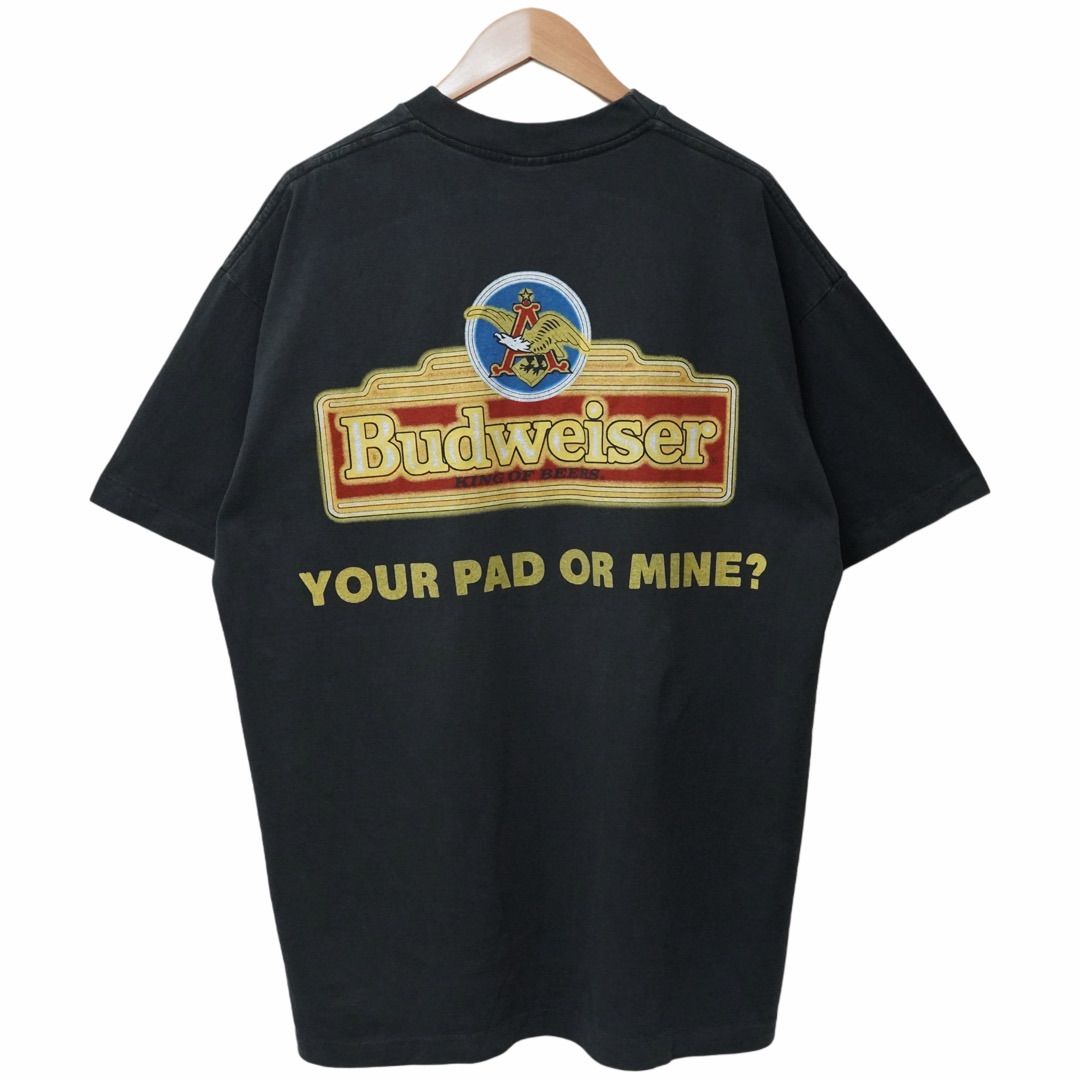 バドワイザー Tシャツ XL ブラック 90s USA製 Changes