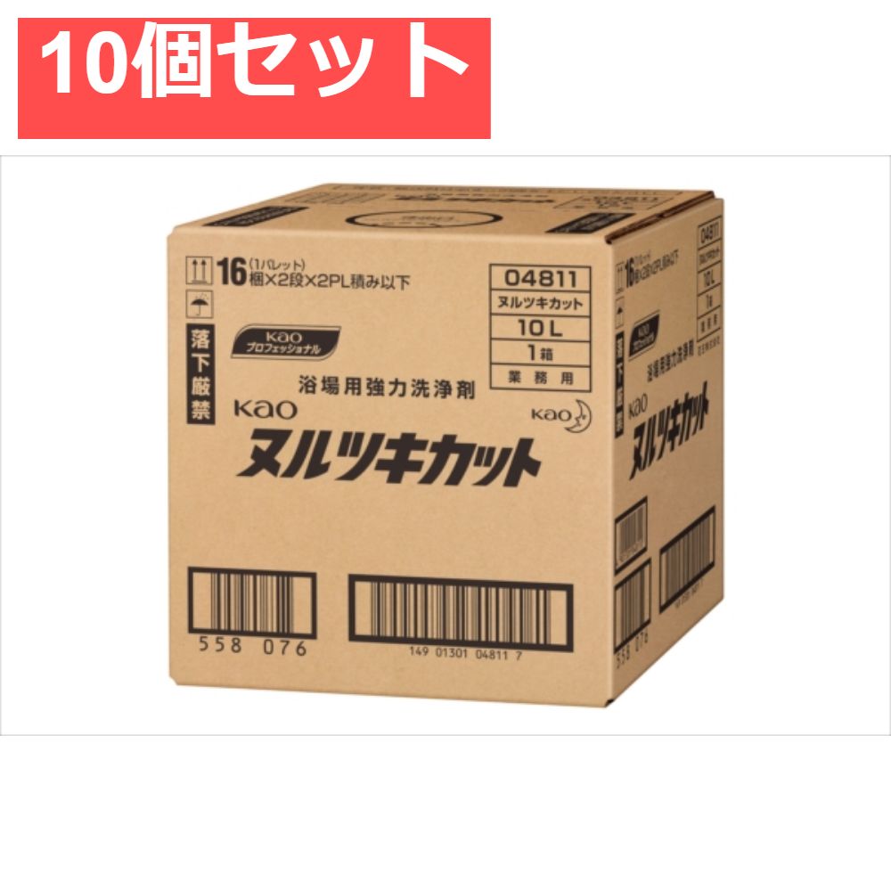 KAOヌルツキカットバッグインボックスタイプ業務用10L 10個セット