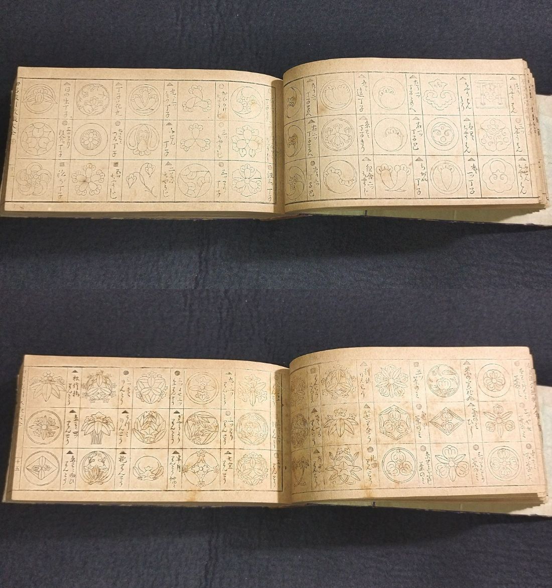 家紋 模様 着物デザイン 図案◇伊呂波早引紋帳大全◇紋様 古代文様 草花