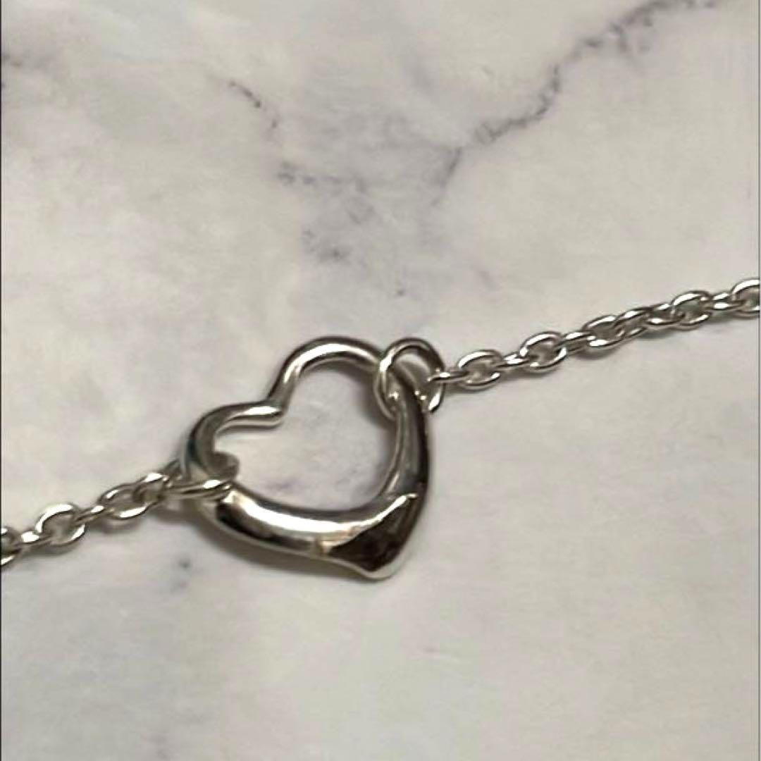 美品 ティファニー ブレス オープンハート 3連 シルバー 925 美品】Tiffany ティファニー オープンハート 3ブレスレット