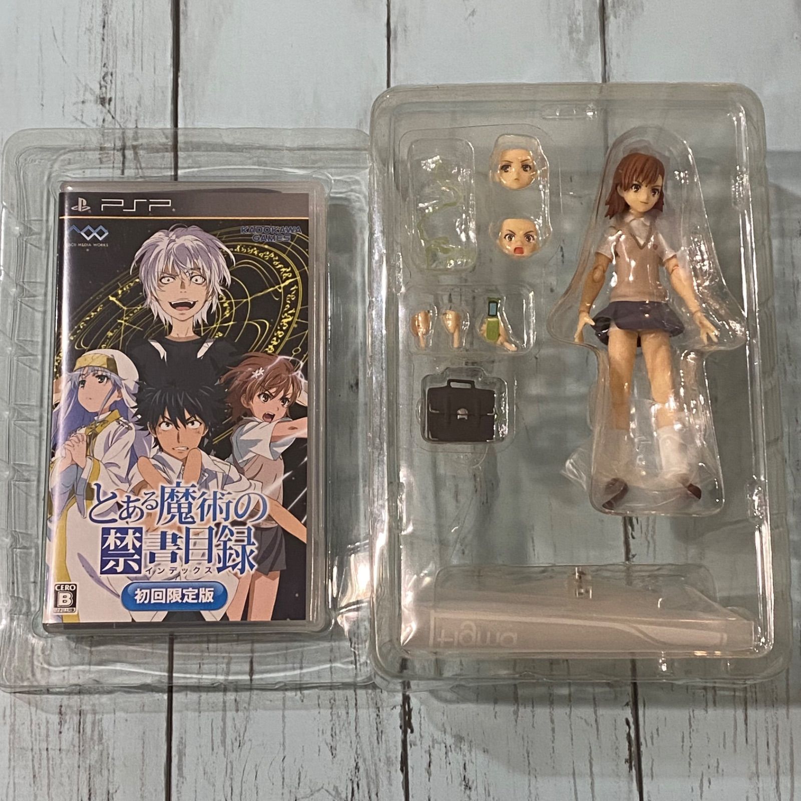 figma 御坂美琴 PSPソフト とある魔術の禁書目録 初回限定版同梱