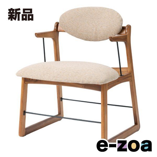 東谷 アズマヤ フロアチェアH ベージュ 幅55×奥行き53×高さ72×座面高42cm NRS-510H (2560021)