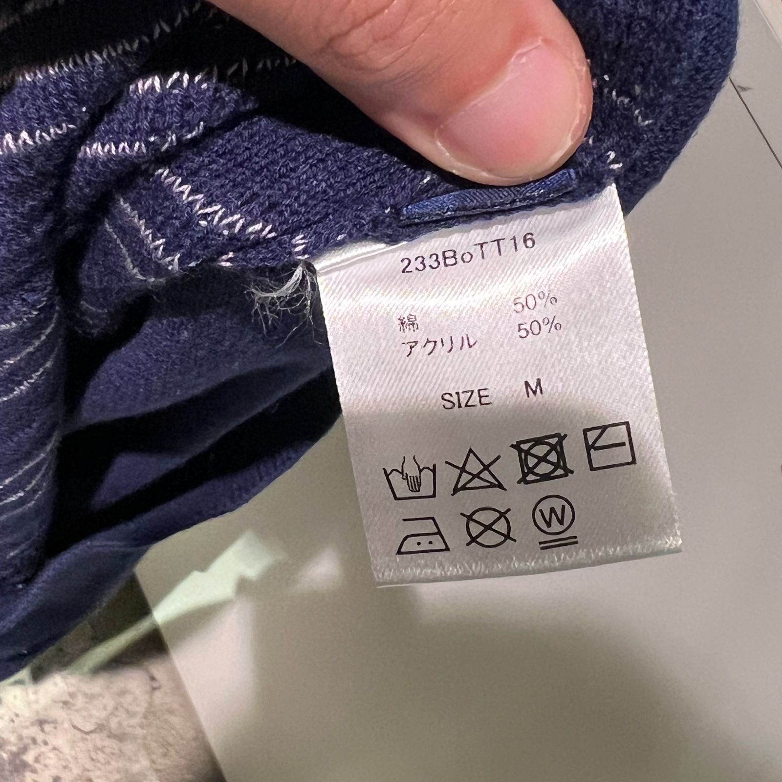 BOTT ボット Button Down ニット 長袖ポロシャツ 233BOTT16 - メルカリ