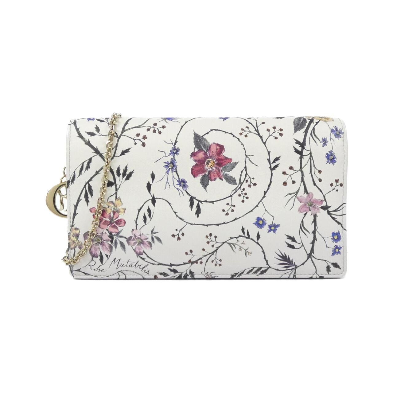 クリスチャンディオール ROSA MUTABILIS チェーンウォレット