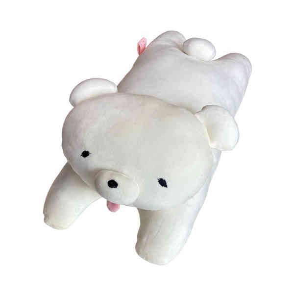 モチクマ／もちくま クッション Lサイズ ( MOCHIKUMA CUSHION L) RP0112 アイボリー/ブラウン 56 x 22cm ACCENT (アクセント)