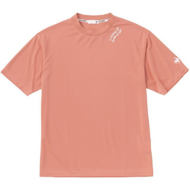 le coq sportif ルコック SUNSCREEN半袖Tシャツ ピンク O QMMVJA04 PK | スポーツ スポーツ用品 メンズ 男性 トップス シャツ Tシャツ 半袖シャツ 半袖 半袖Tシャツ 吸汗速乾 UPF50+ 遮熱 クーリング効果 サ
