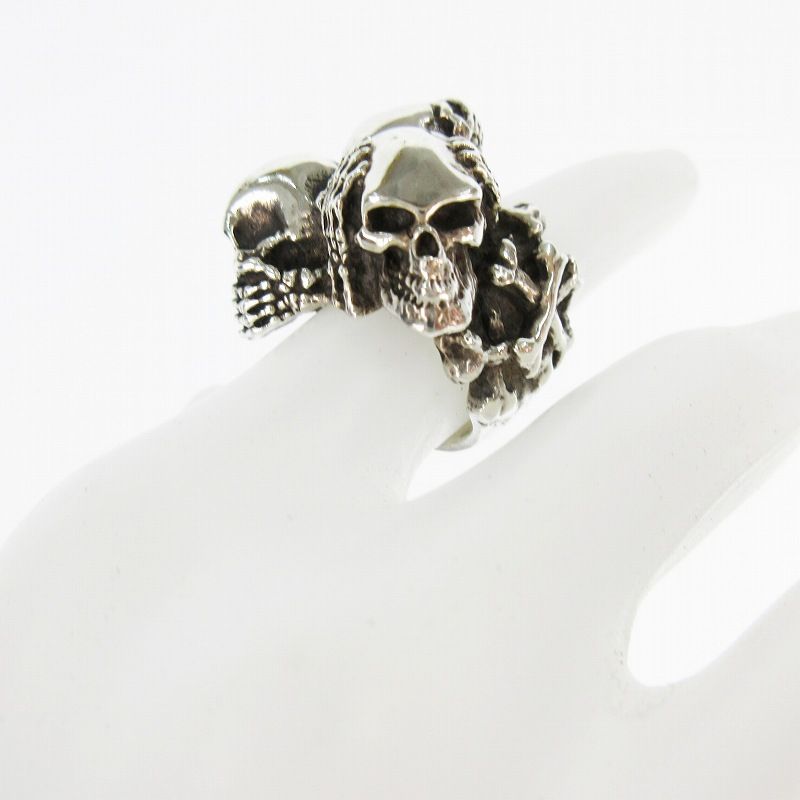 クレイジーピッグ　見ざる言わざる聞かざる　crazy pig THREE WISE SKULLS RING | クレイジーピッグ公式オンライン