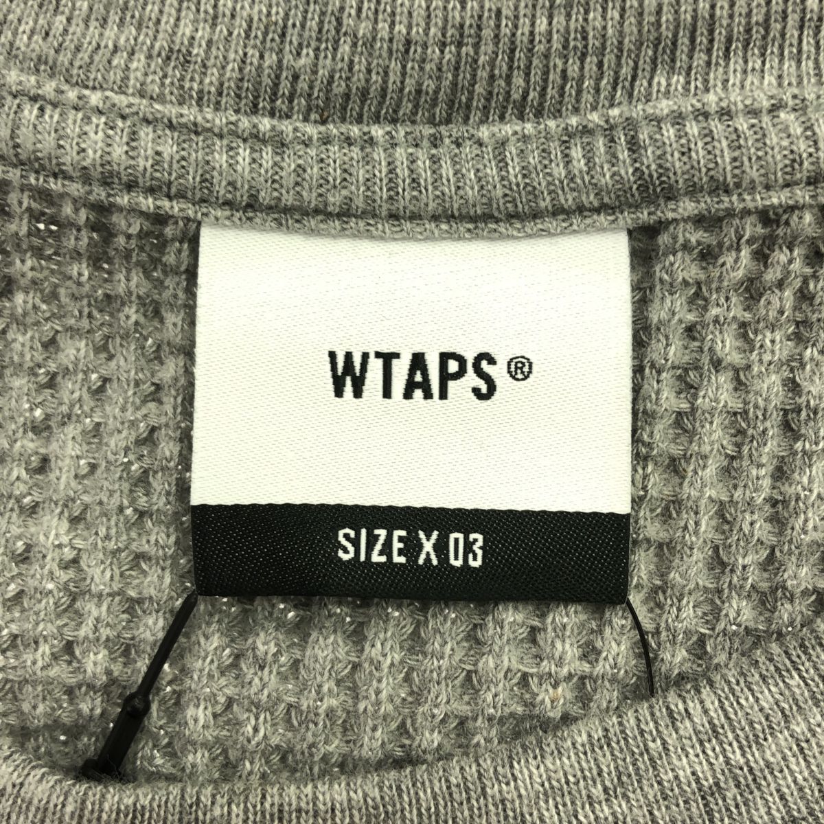 WTAPS ダブルタップス サイズL 242ATDT-CSM21 WAFFLE LS COTTON 