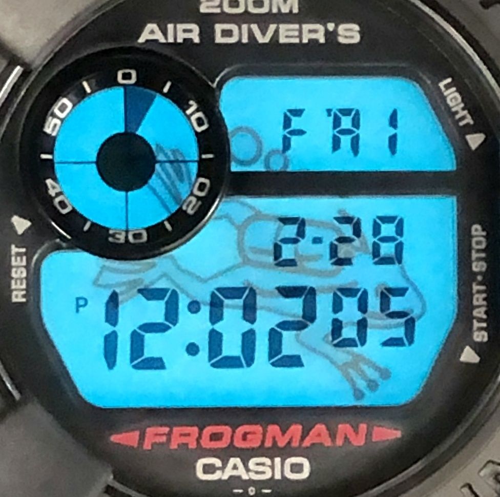 G-SHOCK ジーショック DW-8200Z-1T FROGMAN MEN IN BLACK フロッグマン