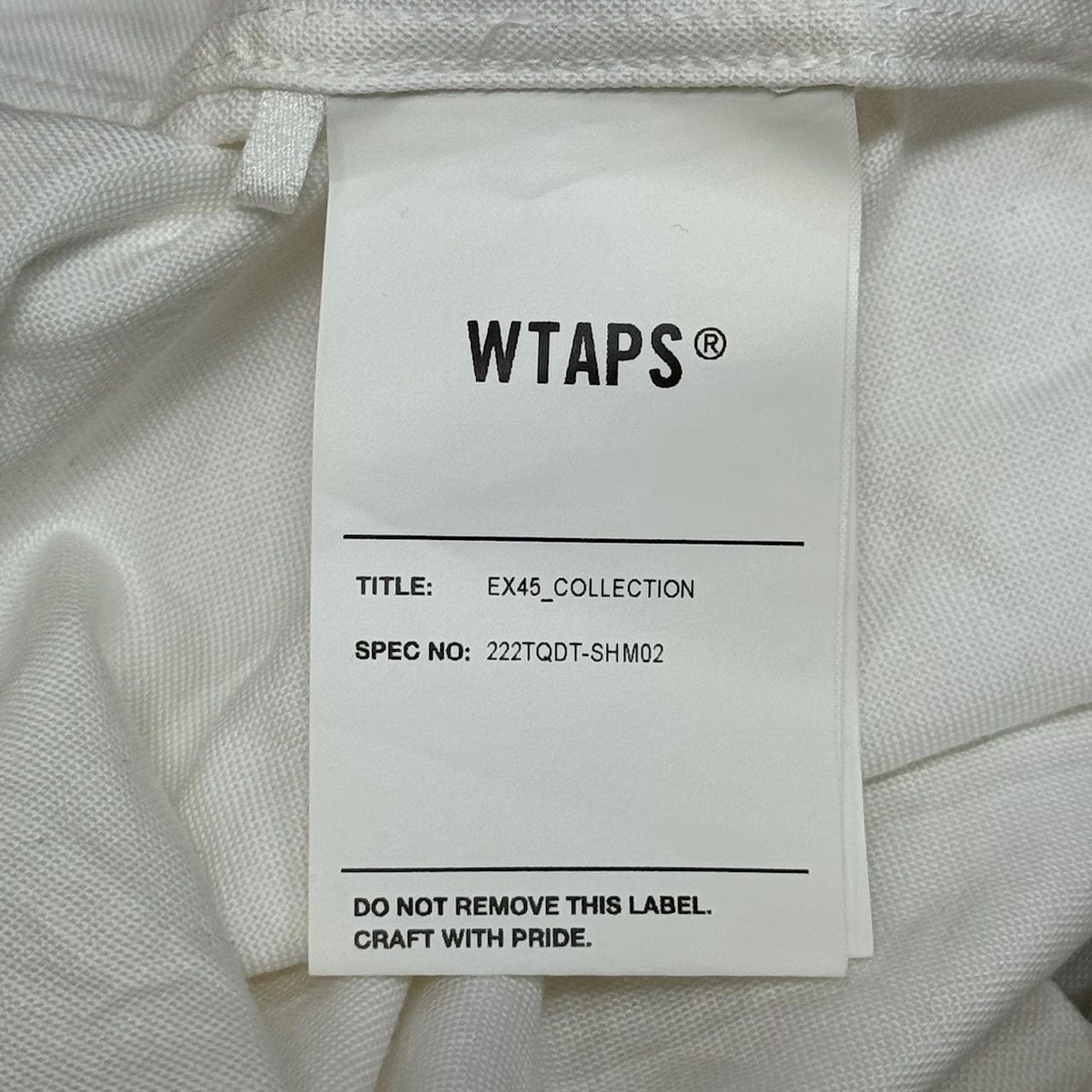 定価24200円 美品 WTAPS 22AW COTTON OXFORD SHIRT コットン オックスフォード シャツ オーバーサイズ ダブルタップス  222TQDT-SHM02 ホワイト 2 67432A6 - メルカリ