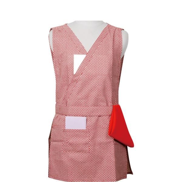 茶道具 稽古着 茶務衣 茶の湯の友 あずき 綿100% ※男女兼用フリーサイズ （化粧箱） 注）帛紗・懐紙は別売り siki-33 注)画像は見本です