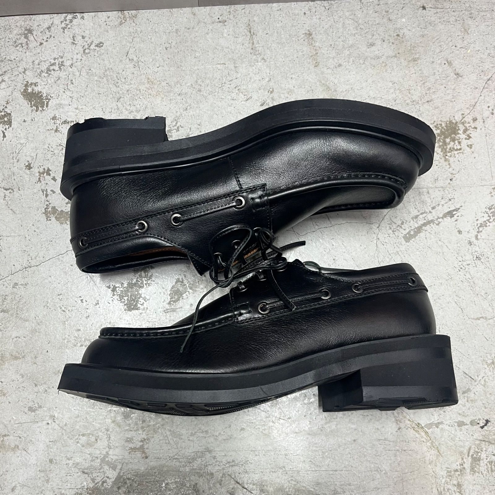 参考上代57200円 未使用品 JieDa 24AW DECK SHOES レザー