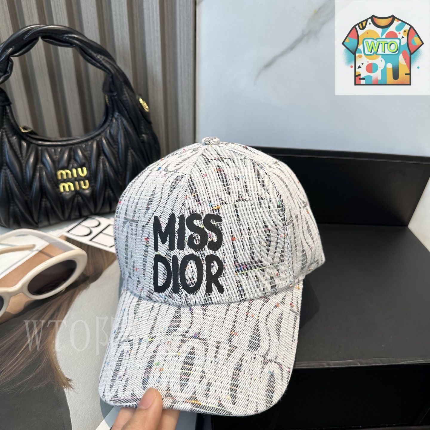 Dior ASTERODIOR ベースボールキャップ Dior】ディオール AsteroDior コットン ベースボールキャップ