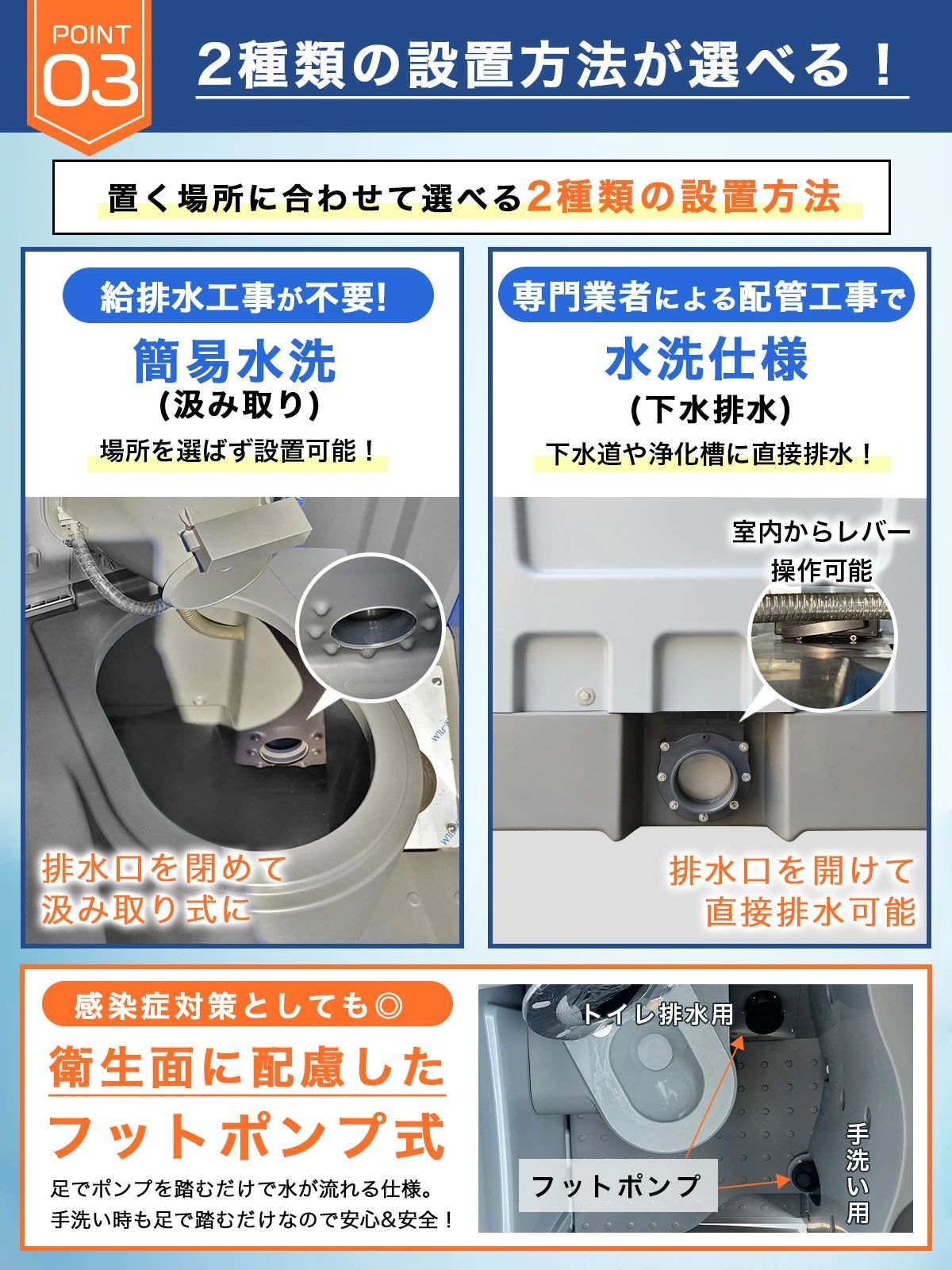 L大容量タイプ 仮設トイレ