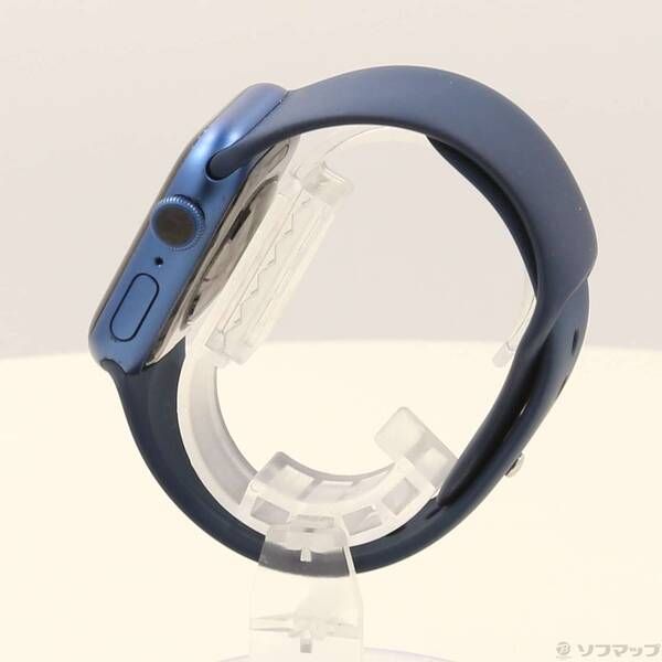 〔 品〕 Apple Watch Series 7 GPS 41mm ブルーアルミニウムケース アビスブルースポーツバンド 352