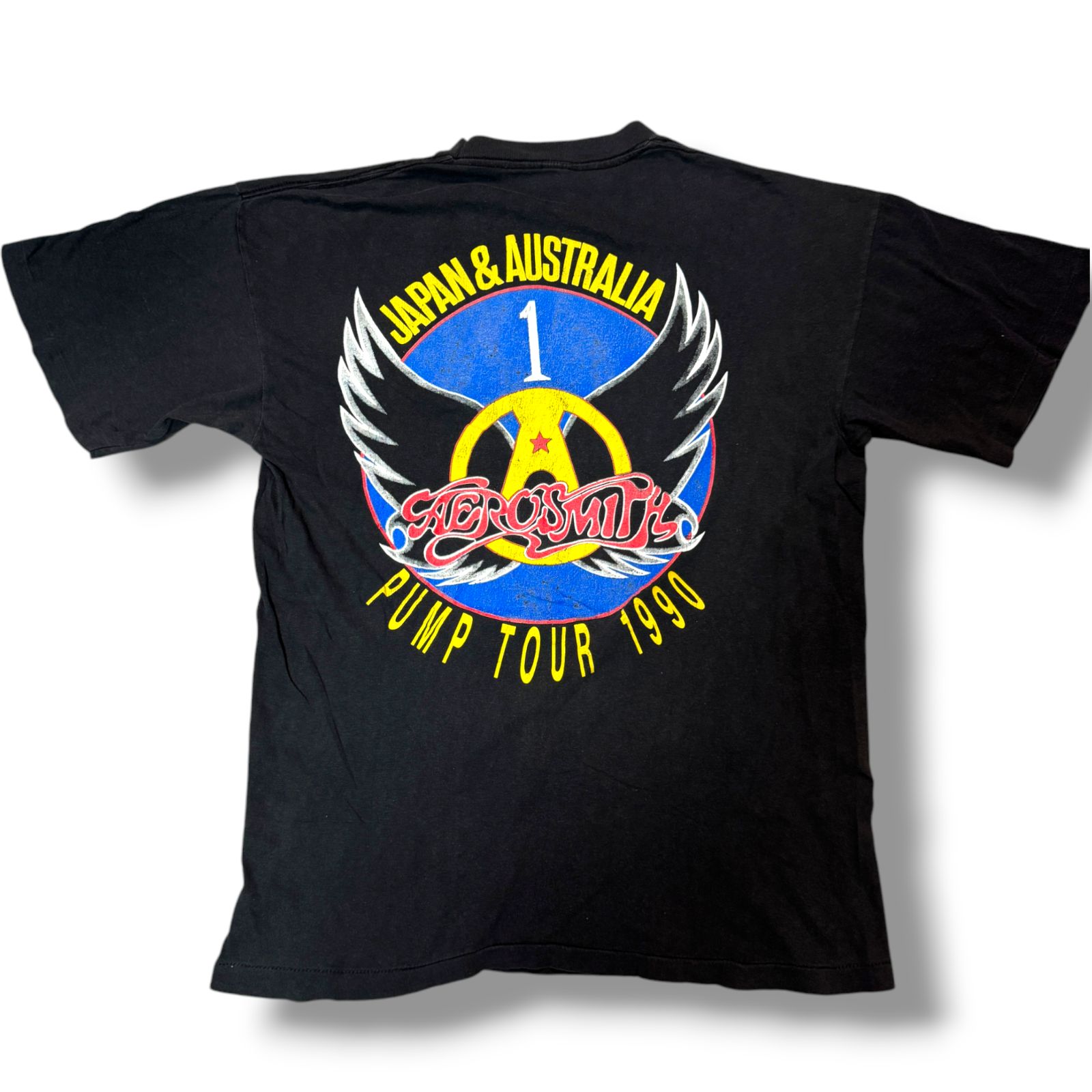 90s AERO SMITH PUMP TOUR 1990 エアロスミス Tシャツ Lサイズ 