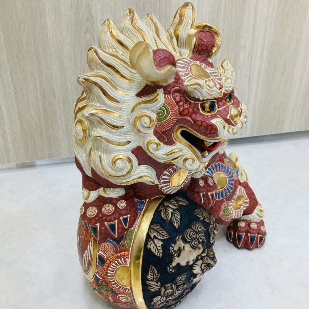 九谷焼　金魚　陶器　アンティーク　美術品　工芸品 久谷焼 盃杯 金彩 アンティーク 金魚 - メルカリ