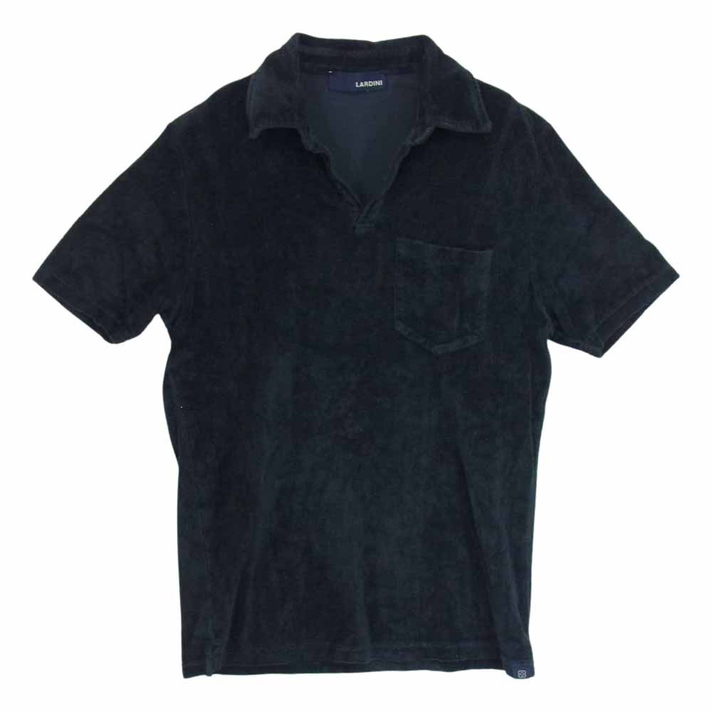 LARDINI ラルディーニ イタリア製 パイルコットン 半袖 スキッパー