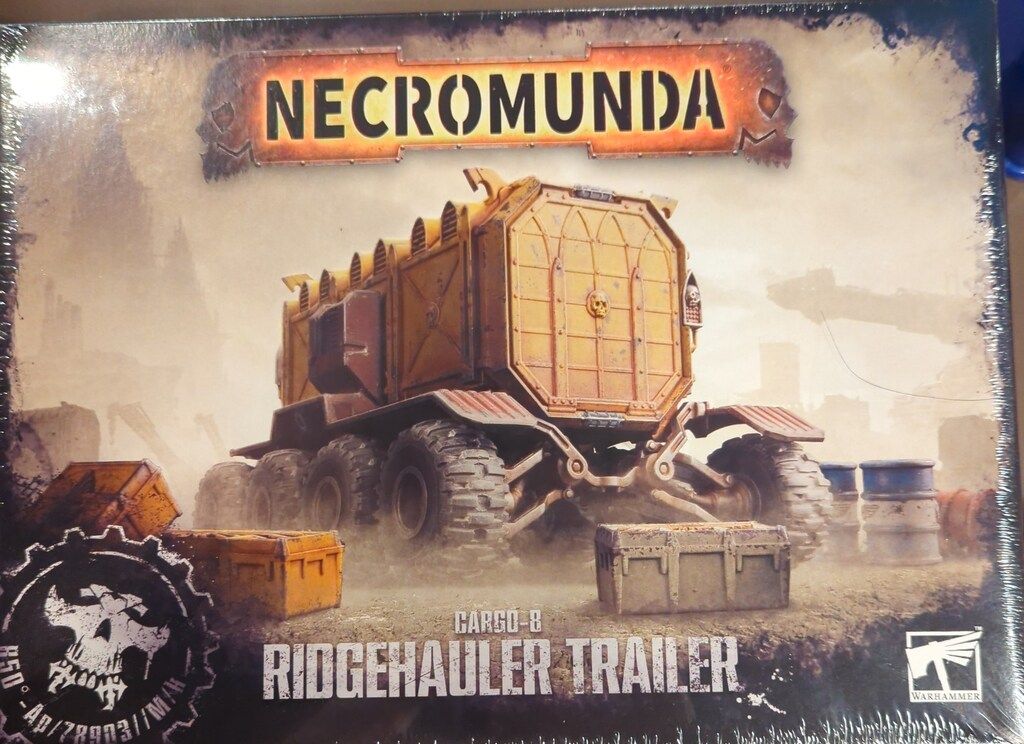 GAMES WORKSHOP WARHAMMER40000 NECROMUNDA Cargo-8 Ridgehauler Trailer