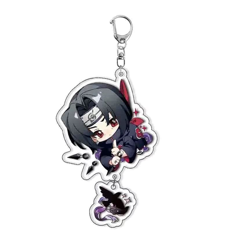 うちはサスケ NARUTO キーホルダー アクリルスイング うずまきナルト NARUTO -ナルト- うずまきナルト＆うちはサスケ アクリル