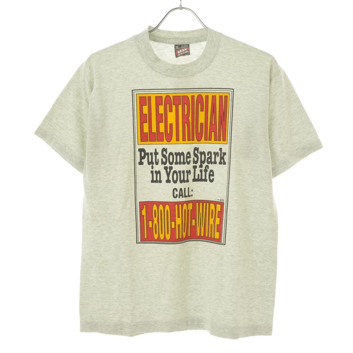 【FRUITOFTHELOOM】90s USA製 ELECTRICIAN半袖Tシャツ