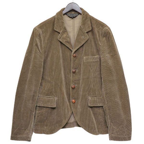 COMME des GARCONS HOMME PLUS コムデギャルソンオムプリュス 2004AW ロストイングリッシュマン期 クルミボタンコーデュロイテーラードジャケット PN-J018 8054000204618