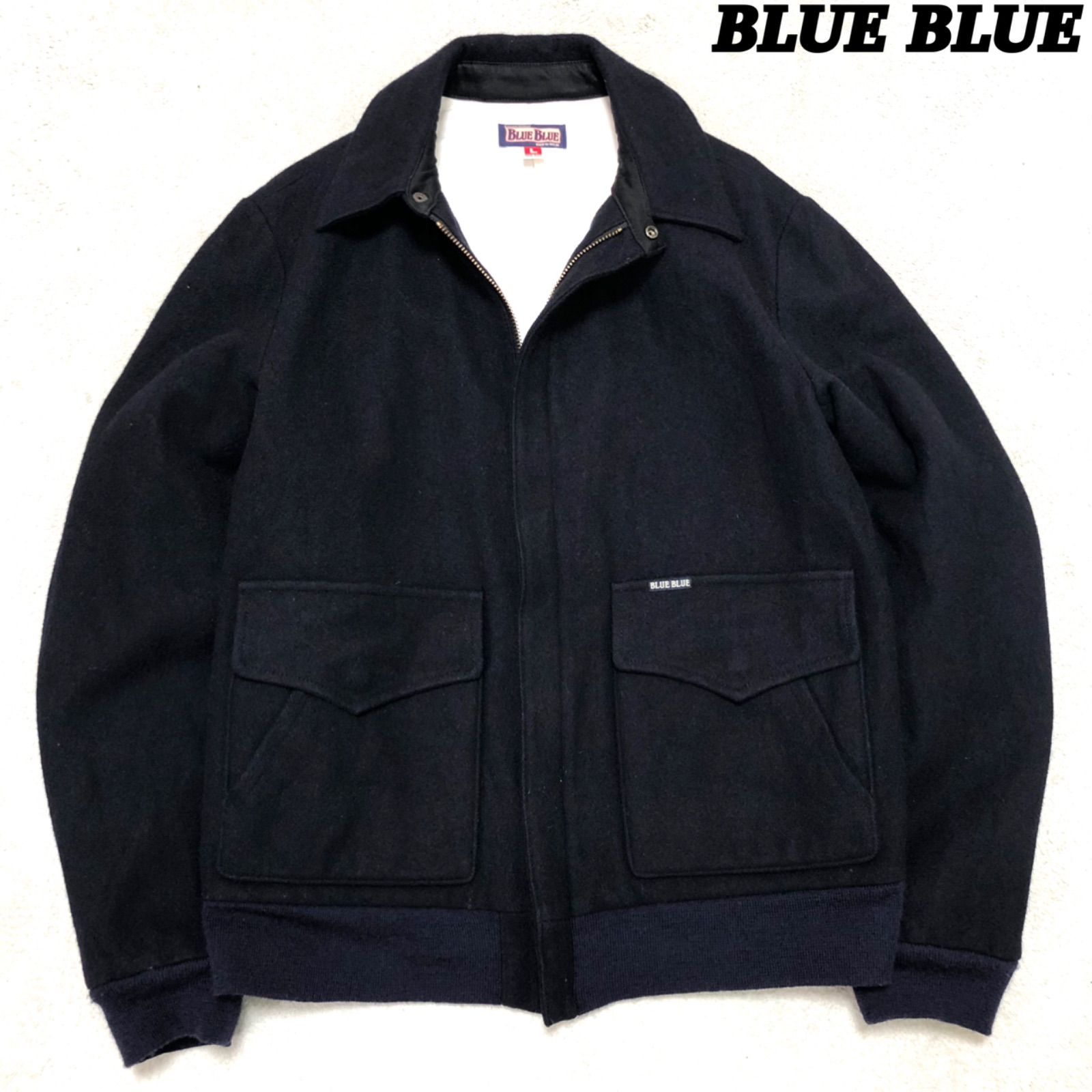 BLUE BLUE A-2 フライトジャケット ボンバージャケット メルトン
