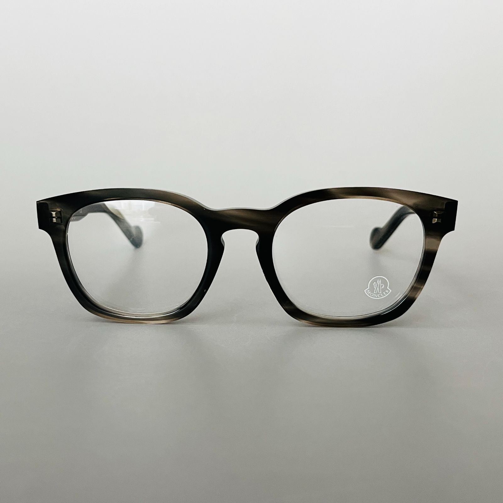 メガネ モンクレール MONCLER ウェリントン ブラウン 新品  