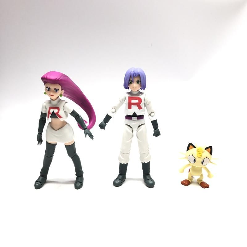 【未開封】SHF ロケット団 ムサシ コジロウ ニャース セット 未開封】SHF ロケット団 ムサシ コジロウ ニャース セット