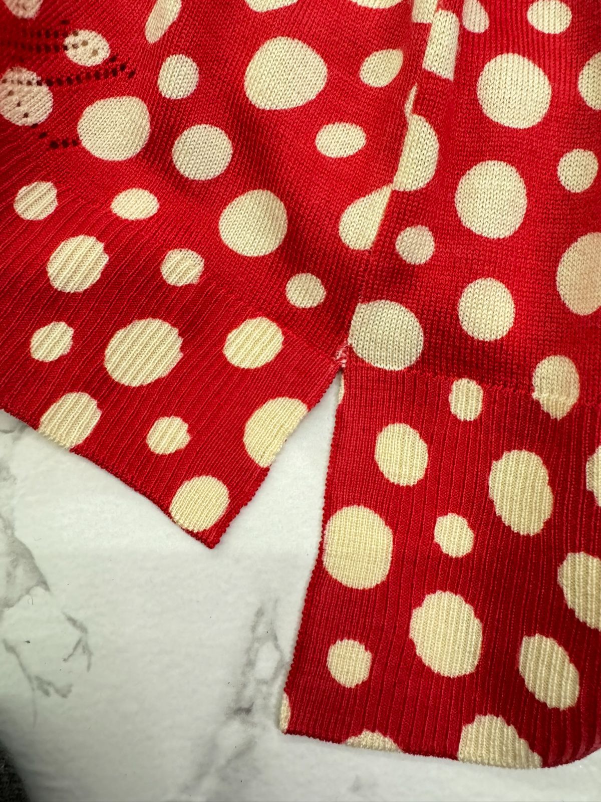 極上美品】LOUIS VUITTON ルイヴィトン ドット柄カーディガン 希少