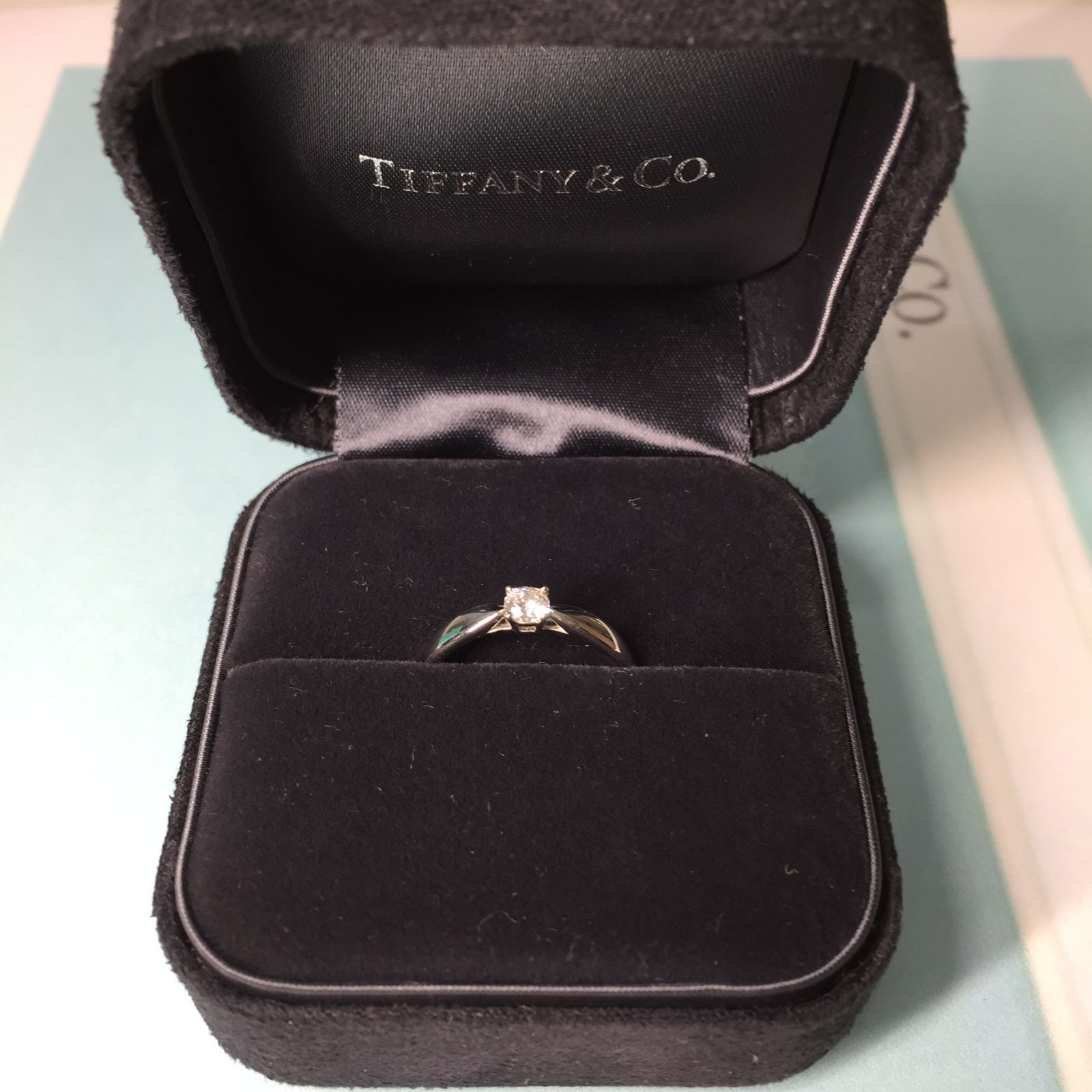 S【ダイヤモンド】TIFFANY & Co. ティファニー ハーモニー Pt950 