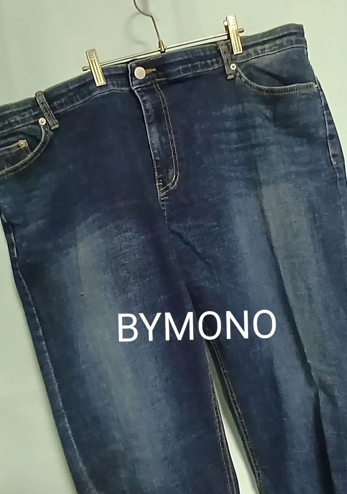 BYMONO ウォッシング ストレッチ デニム 42 インチ