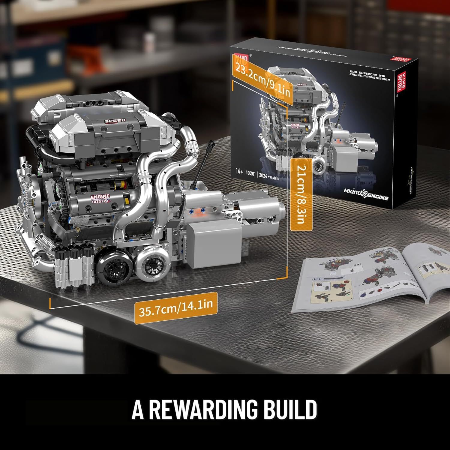 W16エンジン組み立てキット