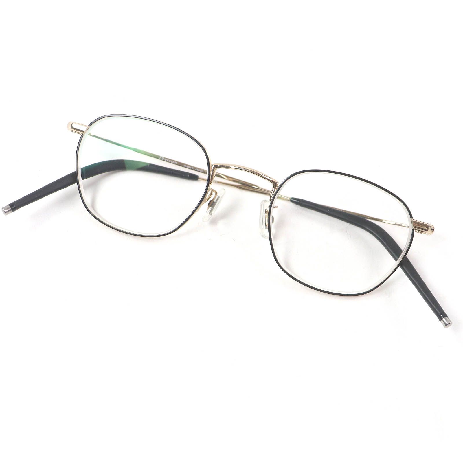 極美品□E5 eyevan イーファイブ アイヴァン m9 ウェリントン メガネ  