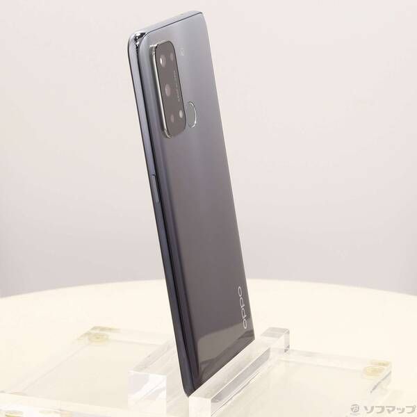 中古品〕 OPPO Reno5 A 128GB シルバーブラック CPH2199 SIM
