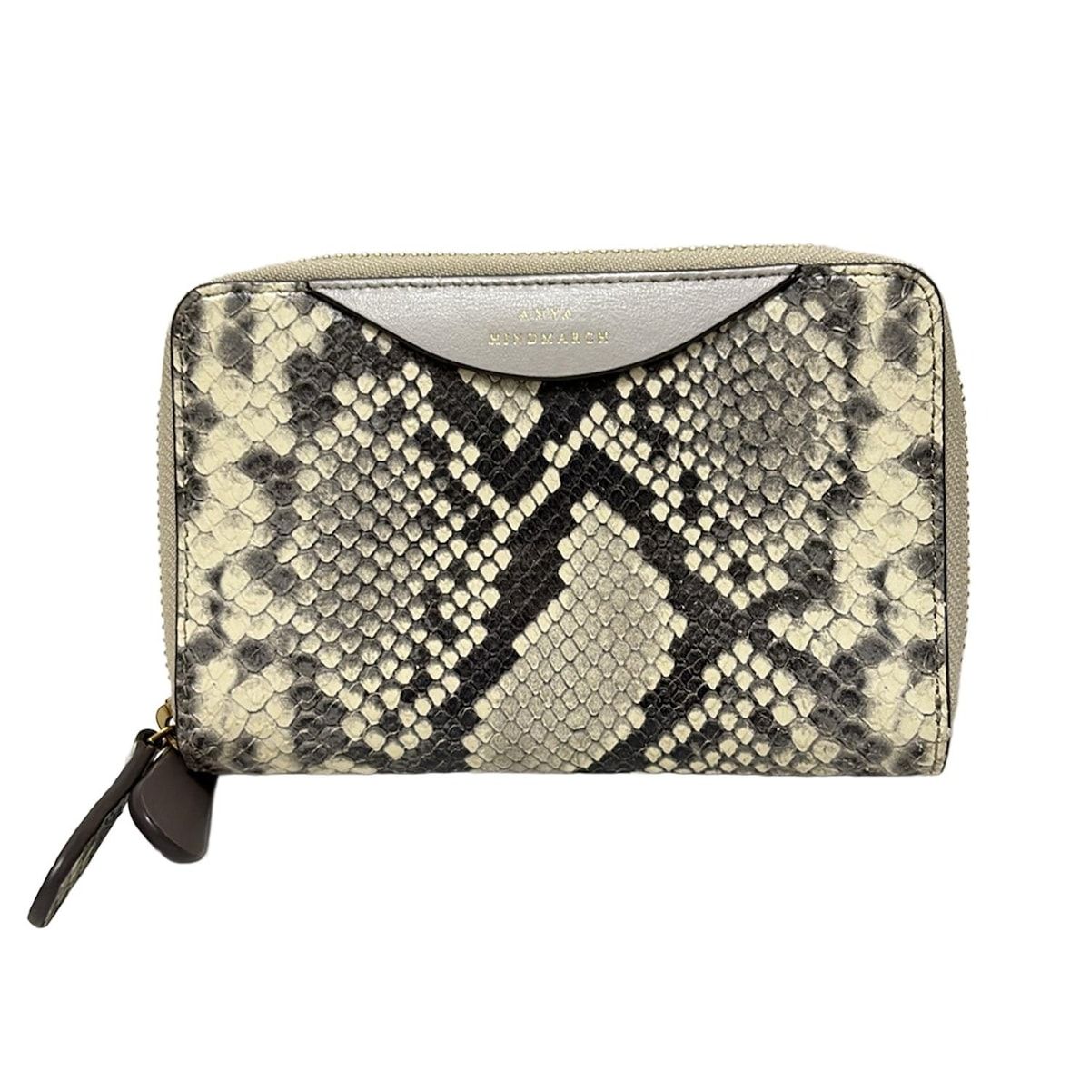 Anya Hindmarch(アニヤハインドマーチ) 2つ折り財布 - グレー