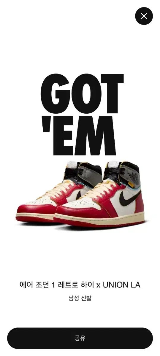 ＊即発可能＊ NIKE(ナイキ) ジョーダン 1x ユニオン レトロ ハイ シカゴ （ 230 ） 子供用 ファスナーブーツ