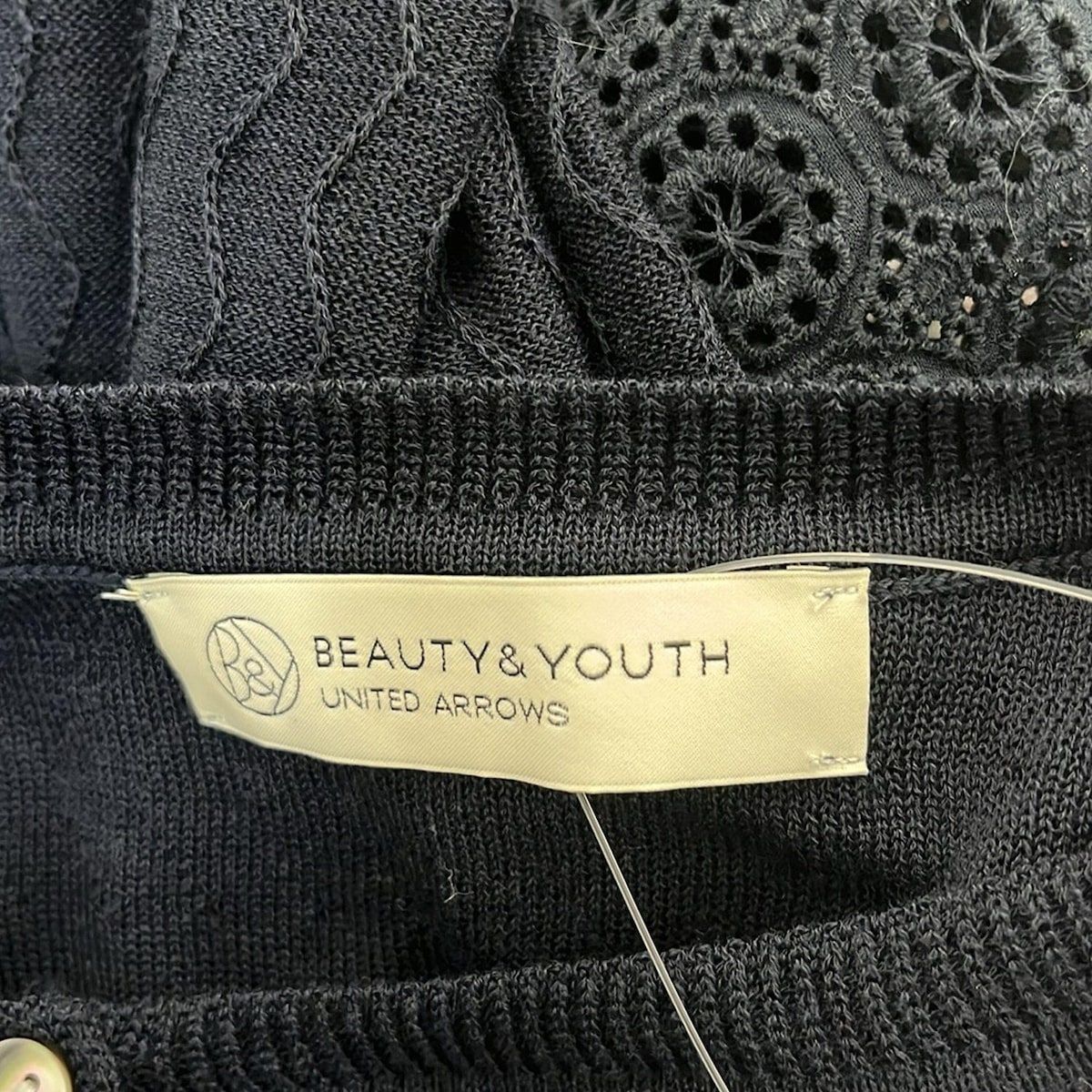 BEAUTY&amp;YOUTH UNITEDARROWS(ビューティアンドユース ユナイテッドアローズ) カーディガン レディース - ネイビー 七分袖 BEAUTY&YOUTH UNITED ARROWS｜ビューティーアンドユース