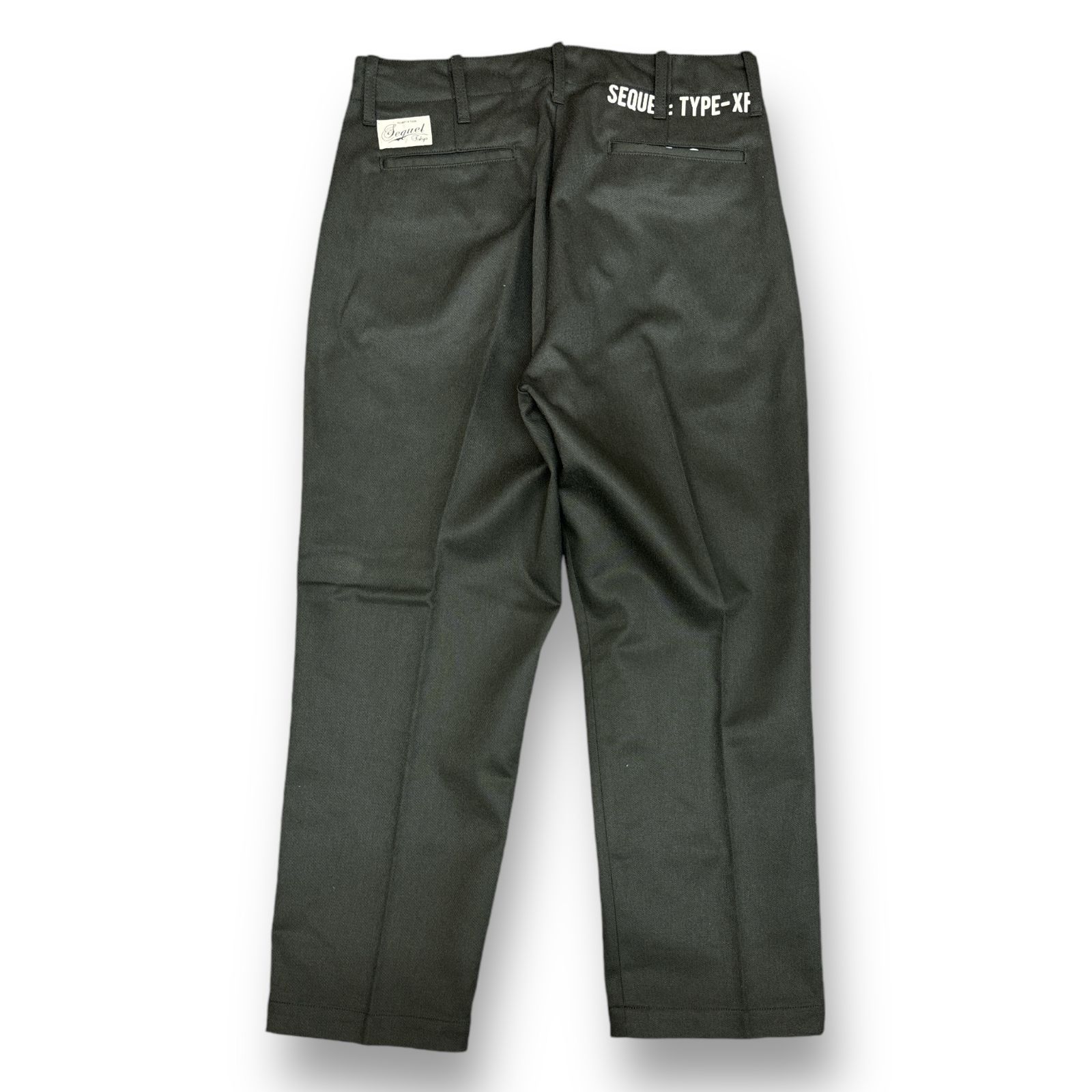 定価36300円 新品 SEQUEL 24SS CHINO PANTS（TYPE-XF) チノパンツ シークエル SQ-24SS-PT-03 ブラック  M 77876A5 - メルカリ