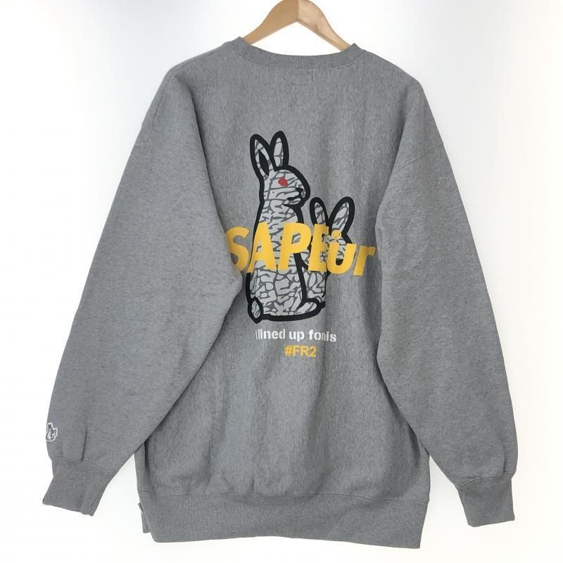 FR2 エフアールツー RABBITS スウェットトレーナー Lサイズ 新品』FR2 × RAZOR FIGHTING RABBITS トレーナー スウェット L