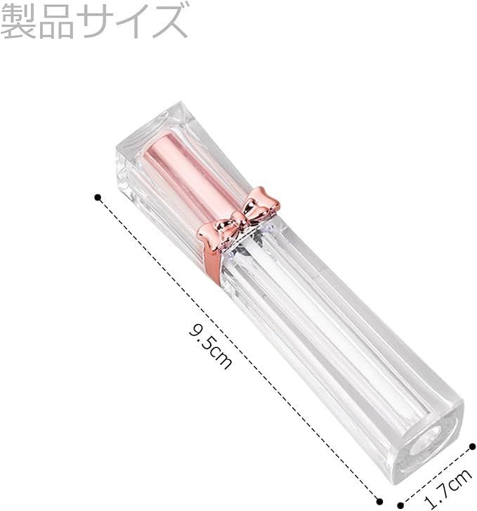 空 TOVINANNA 5セット リップグロスの空チューブ 空のリップ グロス